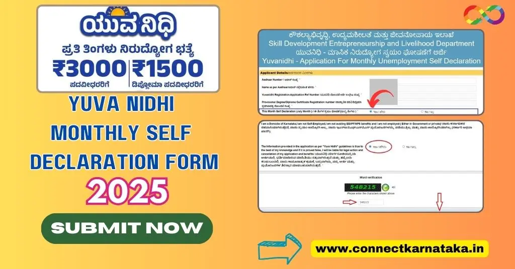 Yuva Nidhi Self Declaration Form 2025